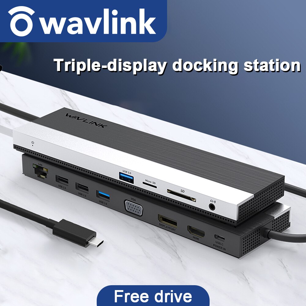 Wavlink Ʈ ÷ 4k ŷ ̼ USB  ..